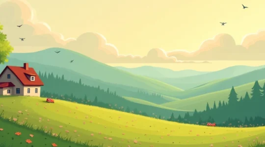 la campagne, cadre de vie paisible